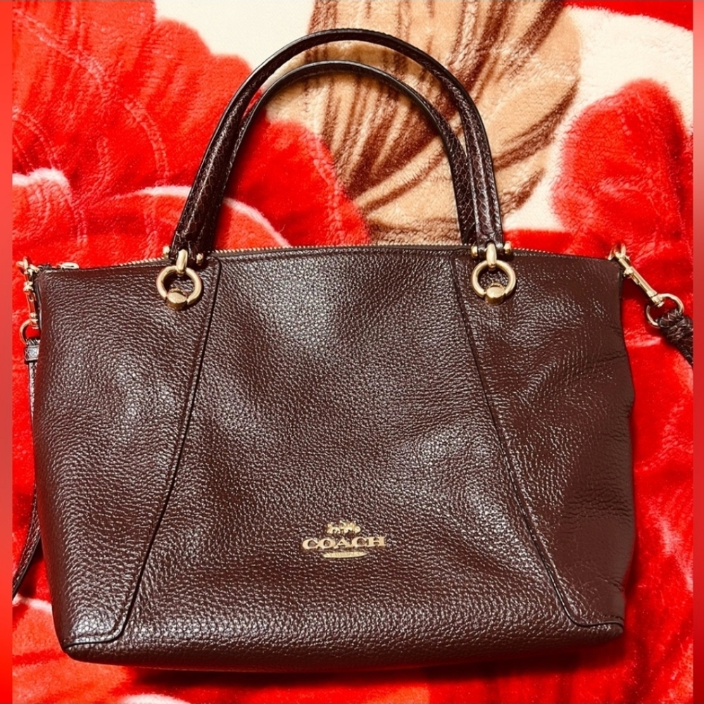 Coach Kacey Satchels bags Oxblood - Picture 2 of 3